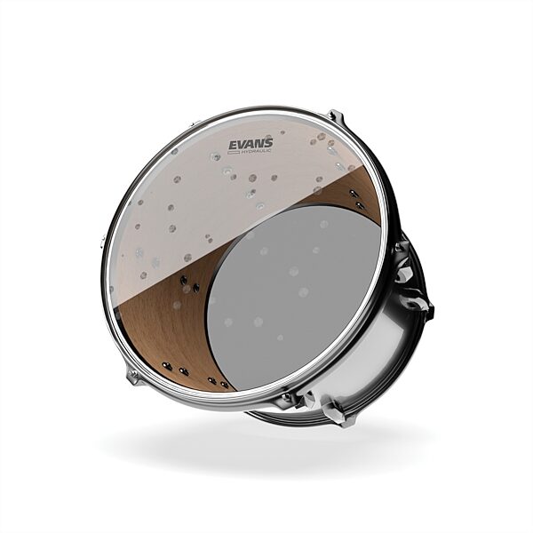 open zoom image for Evans Hydraulic Glass Drumhead, 10, 12 and 14 inch, Fusion Tom Pack, Action Position Back