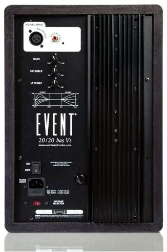 open zoom image for Event 20/20BAS Bi-Amped Powered Studio Monitor Speaker, Rear