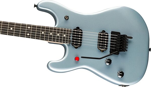 open zoom image for EVH Eddie Van Halen 5150 Series Standard Electric Guitar, Left-Handed, Ice Blue Metallic, Open Box (Very Good), Main with all components Back