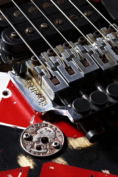 open zoom image for EVH Eddie Van Halen Frankenstein Replica Guitar, Bridge and Quarter