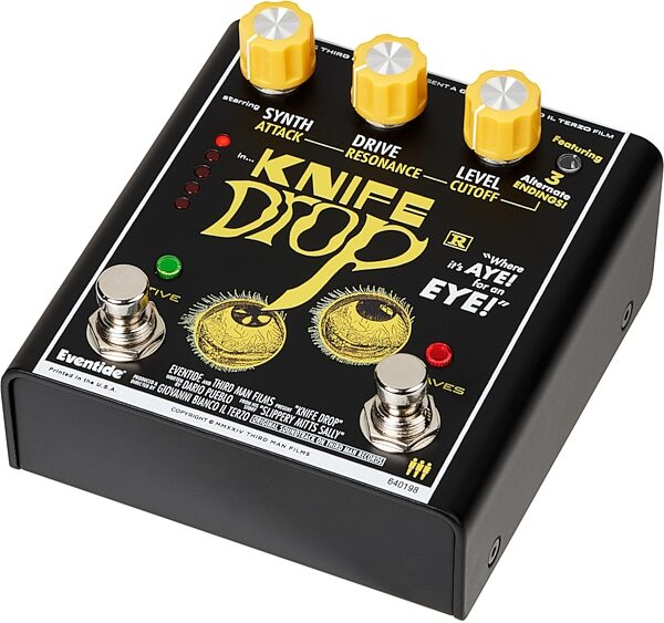 open zoom image for Eventide Knife Drop Fuzz and Octave Pedal, Open Box (Like New), Action Position Back