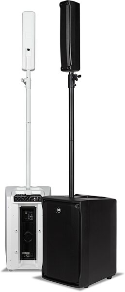 open zoom image for RCF Evox JMix8 Active Portable Array PA System, White, Black and White