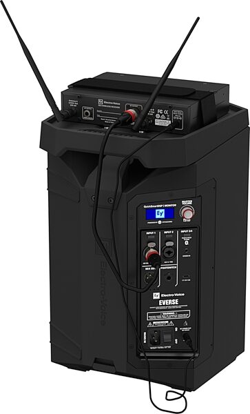 open zoom image for Electro-Voice Wireless Receiver Tray for EVERSE 8, Black, Action Position Back