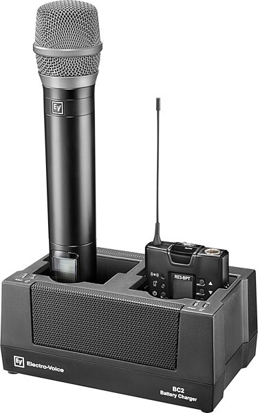 open zoom image for Electro-Voice RE3-ACC-BC2 Two-Slot Battery Charger, New, Action Position Back