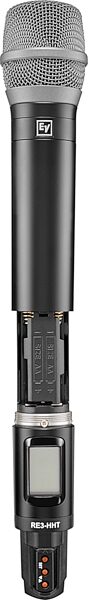 open zoom image for Electro-Voice RE3-RE520 Wireless Vocal Microphone System, Band 5L (488 - 524 MHz), Open Box (Like New), Action Position Back