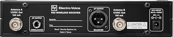 open zoom image for Electro-Voice RE3-ND76 Wireless Vocal Microphone System, Band 5H (560 - 596 MHz), Action Position Back