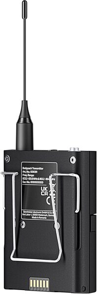 open zoom image for Sennheiser EW-DX SK Wireless Bodypack Transmitter, Band Q1-9 (470.2 - 550 MHz), Action Position Back