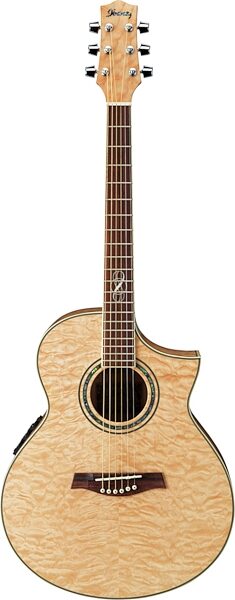 open zoom image for Ibanez EW20QME Exotic Wood Cutaway Acoustic-Electric Guitar, Natural