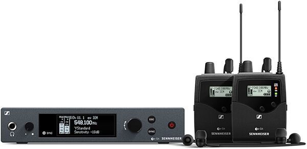 open zoom image for Sennheiser EW IEM G4 TWIN In-Ear Monitor System, Band A (516 - 558 MHz), Main