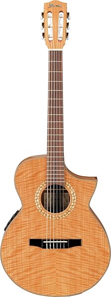 open zoom image for Ibanez EWN28SYE Exotic Wood Classical Acoustic-Electric Guitar, Natural