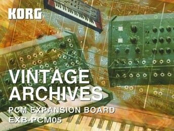 open zoom image for Korg EXB-PCM05 Vintage Archives 16MB PCM Expansion Board for Triton Series, Main