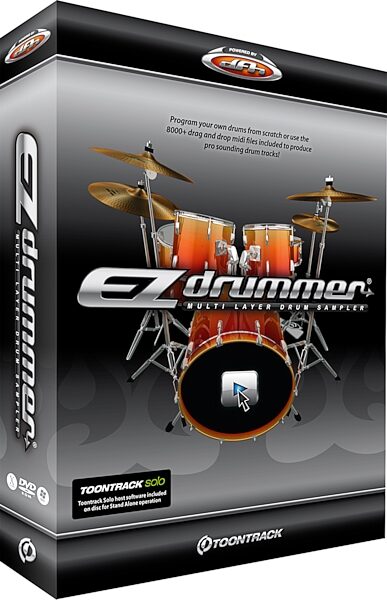 open zoom image for Toontrack EZ Drummer Virtual Drum Instrument Software (Mac and Windows), Box