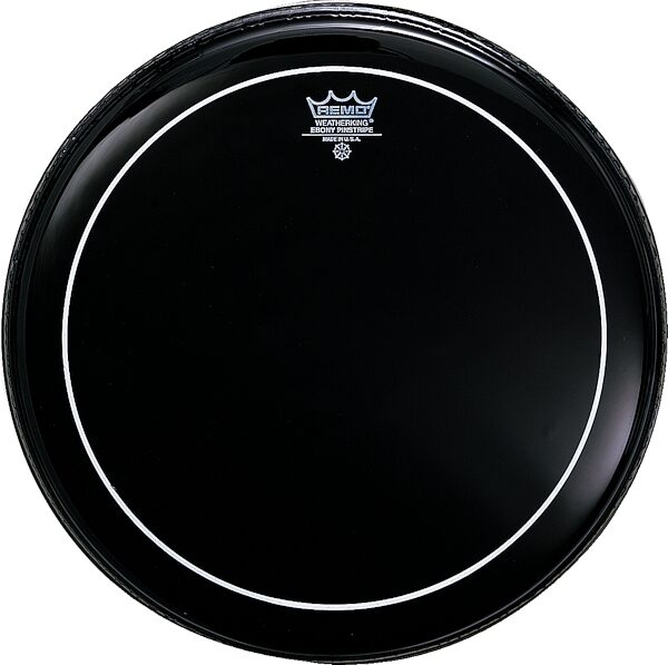 open zoom image for Remo Pinstripe Drumhead (Ebony), Main