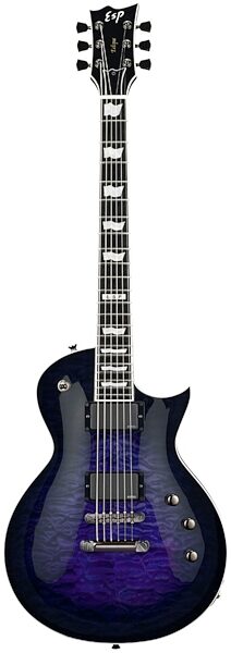 open zoom image for ESP LTD Eclipse II QM Electric Guitar with Case, Reindeer Blue