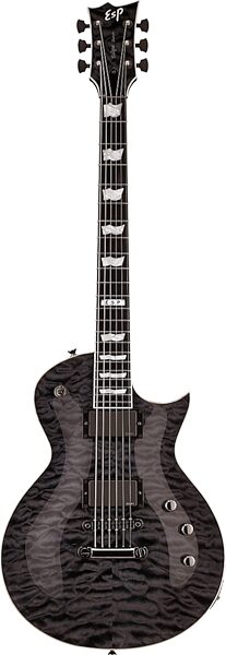 open zoom image for ESP Custom Eclipse Electric Guitar (with Case), See-Through Black