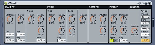 open zoom image for Ableton Live 8 Music Production Software (Macintosh and Windows), Screenshot - Electric