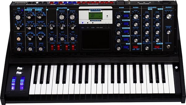 open zoom image for Moog Music Minimoog Voyager Electric Blue Analog Synth, Main
