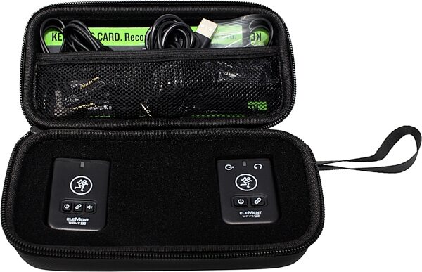 open zoom image for Mackie EleMent Wave LAV Lavalier Wireless Microphone System, Open Box (Like New), Action Position Back