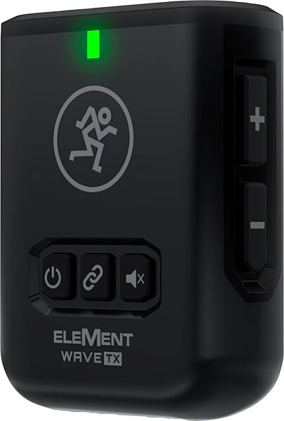 open zoom image for Mackie EleMent Wave LAV Lavalier Wireless Microphone System, Open Box (Like New), Action Position Back
