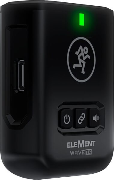 open zoom image for Mackie EleMent Wave LAV Lavalier Wireless Microphone System, Open Box (Like New), Action Position Back