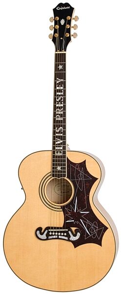 open zoom image for Epiphone Elvis Presley EJ200E Super Jumbo Acoustic-Electric Guitar, Natural