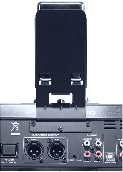 open zoom image for American Audio Encore 2000 DJ System, Rear with Dock in Use