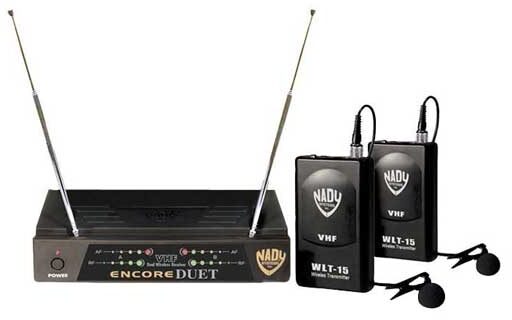 open zoom image for Nady Encore Duet Dual Lavalier Wireless System, Main