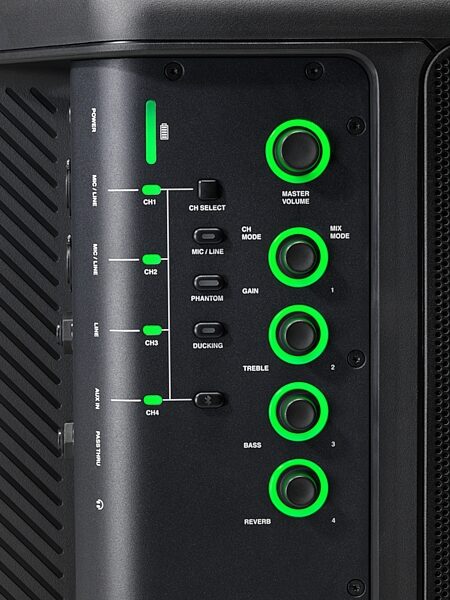 open zoom image for JBL EON One Compact Rechargeable PA System, Single, Detail Mixer