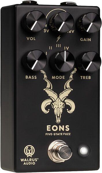 open zoom image for Walrus Audio Eons Five-State Fuzz Pedal, Black, Action Position Back