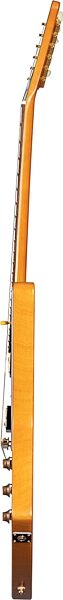 open zoom image for Epiphone 1958 Korina Explorer Electric Guitar (with Case), Aged Natural, with Black Pickguard, Action Position Back