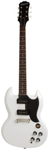 open zoom image for Epiphone 50th Anniversary 1961 SG Special Outfit Electric Guitar with Gig Bag, Alpine White