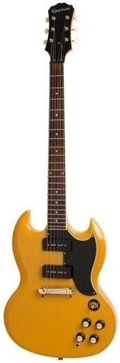 open zoom image for Epiphone 50th Anniversary 1961 SG Special Outfit Electric Guitar with Gig Bag, TV Yellow
