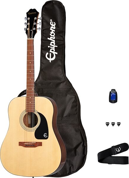open zoom image for Epiphone Songmaker DR-100 Acoustic Guitar Player Pack, Action Position Back