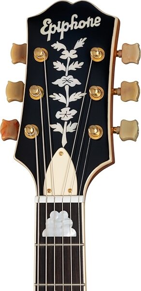 open zoom image for Epiphone 150th Anniversary Zephyr DeLuxe Regent Electric Guitar (with Case), Action Position Back