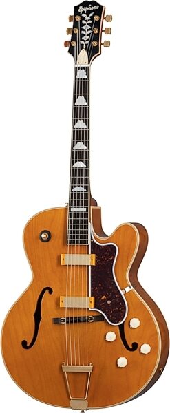 open zoom image for Epiphone 150th Anniversary Zephyr DeLuxe Regent Electric Guitar (with Case), Action Position Back