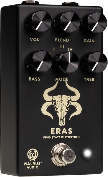 open zoom image for Walrus Audio Eras Five-State Distortion Pedal, Black, Action Position Back