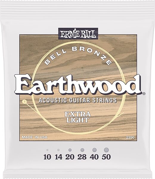 open zoom image for Ernie Ball Earthwood Bell Bronze Acoustic Guitar Strings, Extra Light, 10-50, P02350, Action Position Back