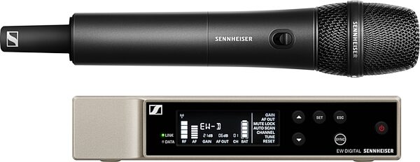 open zoom image for Sennheiser EW-D 835-S Vocal Set Wireless Microphone System, Band Q1-6 (470.2 - 526 MHz), Action Position Front