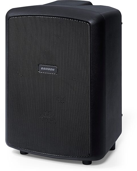 open zoom image for Samson Expedition Explor Battery-Powered Portable PA System with Handheld Wireless Microphone, New, Front Angle
