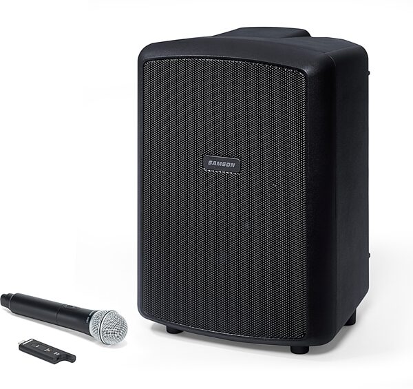 open zoom image for Samson Expedition Explor Battery-Powered Portable PA System with Handheld Wireless Microphone, New, With Wireless