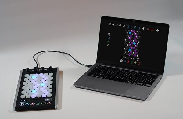 open zoom image for Intuitive Instruments Exquis USB MIDI Controller, New, Action Position Back