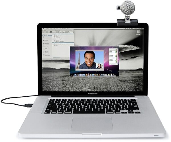 open zoom image for BLUE Eyeball 2.0 USB Webcam with Microphone, In Use - Mac