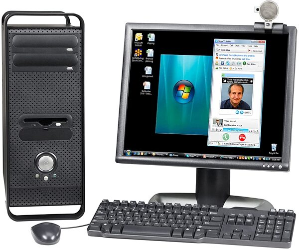 open zoom image for BLUE Eyeball 1.0 USB Webcam with Microphone, In Use