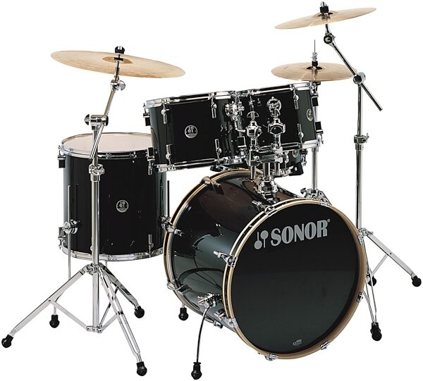 open zoom image for Sonor Force 1007 Stage2 5-Piece Drum Shell Kit, Black