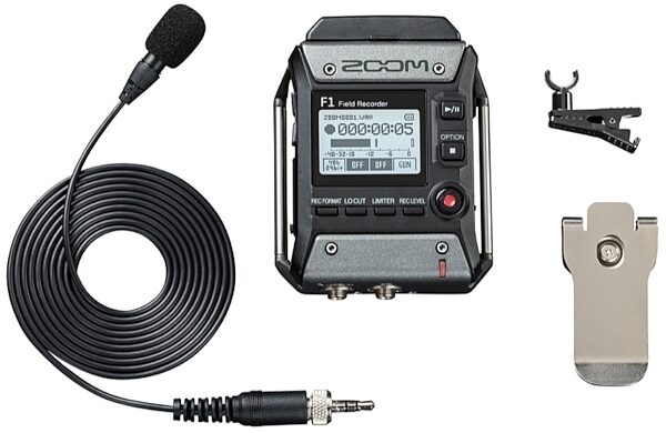 open zoom image for Zoom F1-LP F1 Portable Field Recorder with Lavalier Microphone, Open Box (Like New), ve