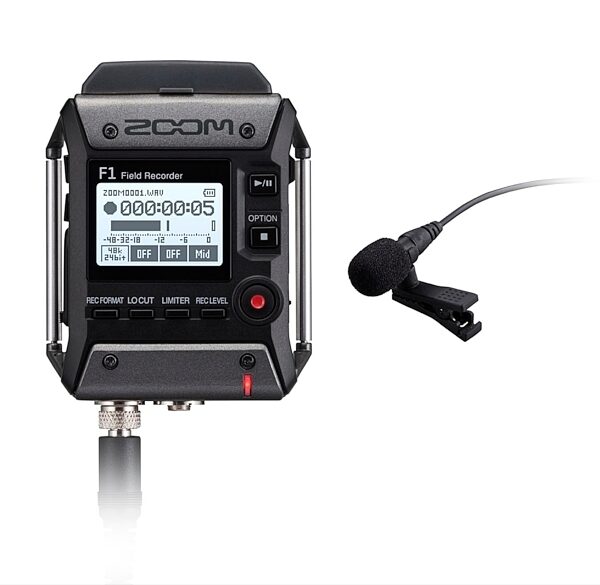 open zoom image for Zoom F1-LP F1 Portable Field Recorder with Lavalier Microphone, Open Box (Like New), ve
