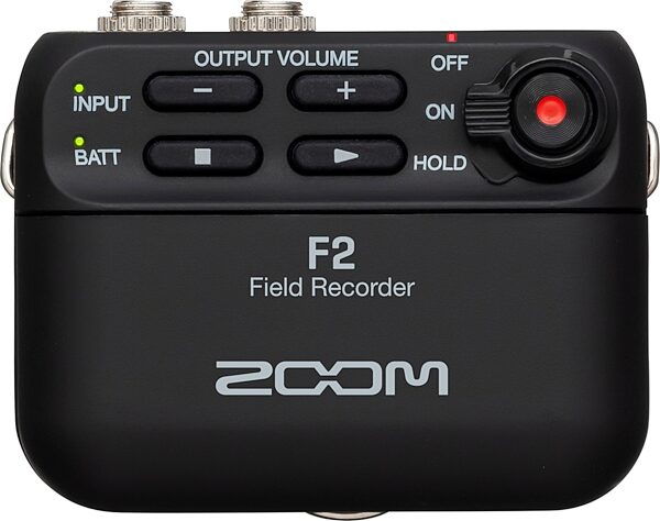 open zoom image for Zoom F2 Field Audio Recorder with Lavalier Microphone, New, Front