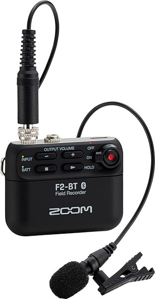 open zoom image for Zoom F2-BT Bluetooth Field Audio Recorder with Lavalier Microphone, New, Main