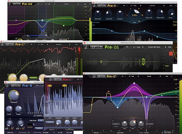 open zoom image for FabFilter Pro Bundle Plug-ins Software, Digital Download, Action Position Back