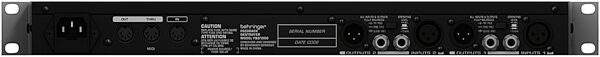 open zoom image for Behringer FBQ1000 Feedback Destroyer, Rear